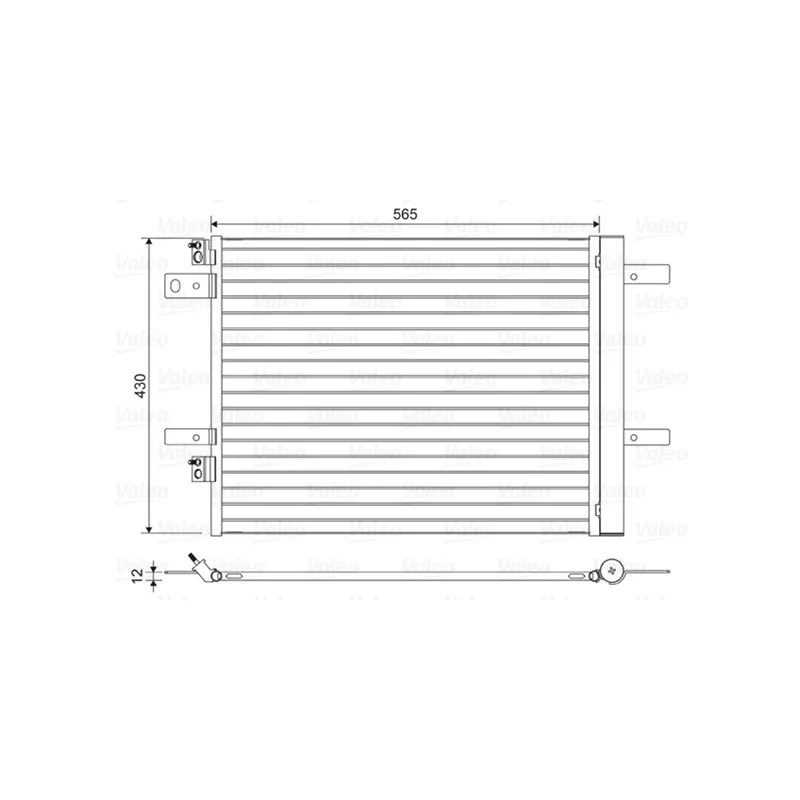 Condenseur, climatisation VALEO 822564
