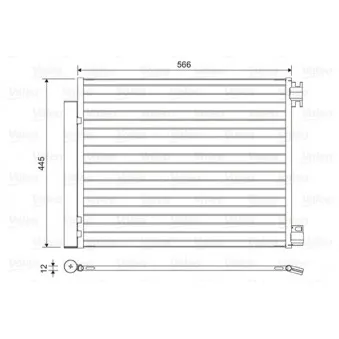 Condenseur, climatisation VALEO 822569