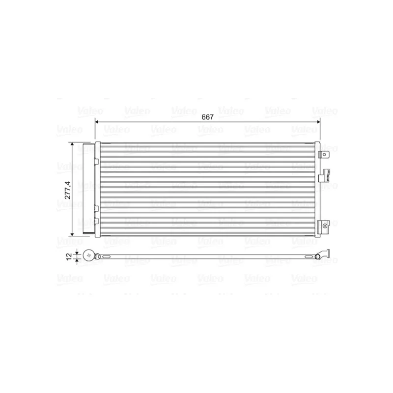 Condenseur, climatisation VALEO 822574