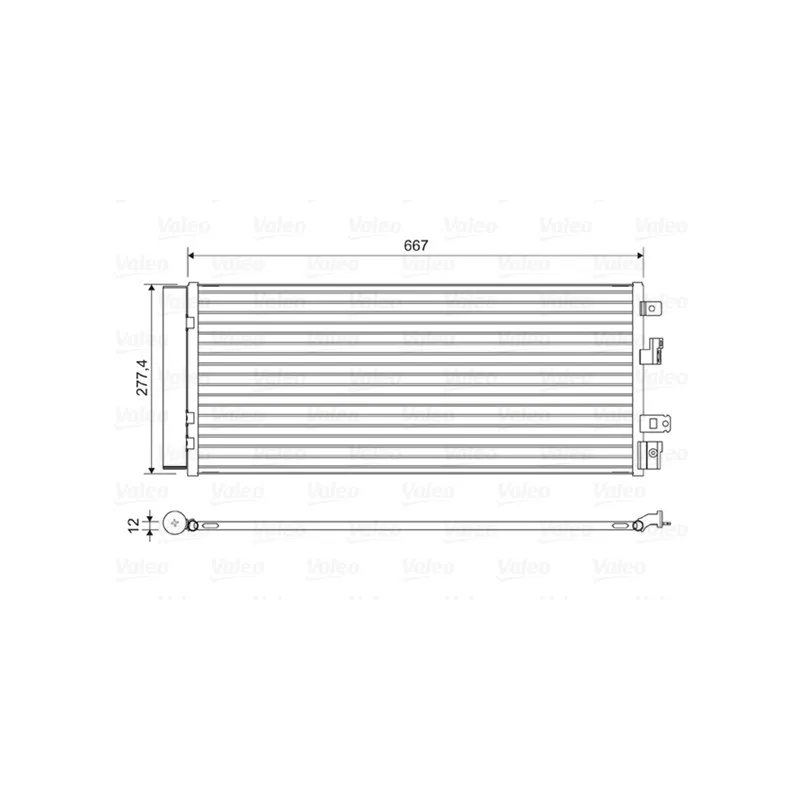 Condenseur, climatisation VALEO 822575