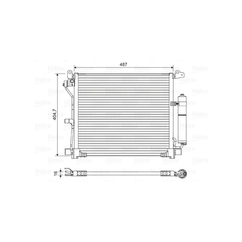 Condenseur, climatisation VALEO 822579