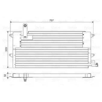 Condenseur, climatisation VALEO 822586