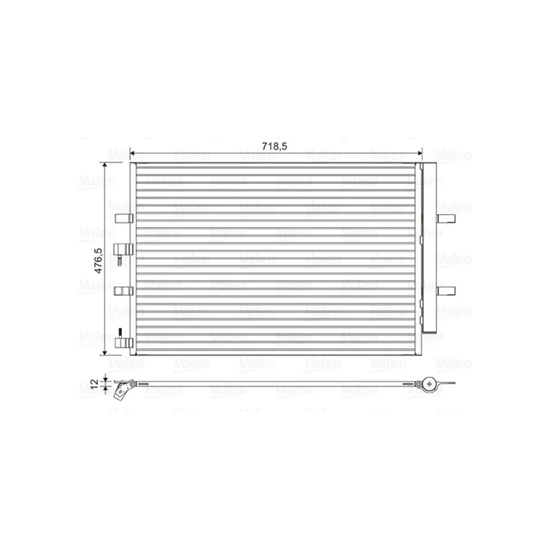 Condenseur, climatisation VALEO 822590