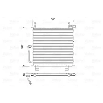 Condenseur, climatisation VALEO 822591