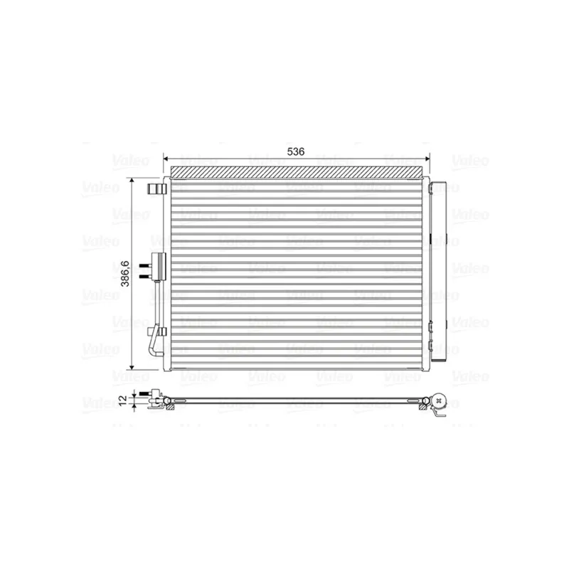 Condenseur, climatisation VALEO 822598