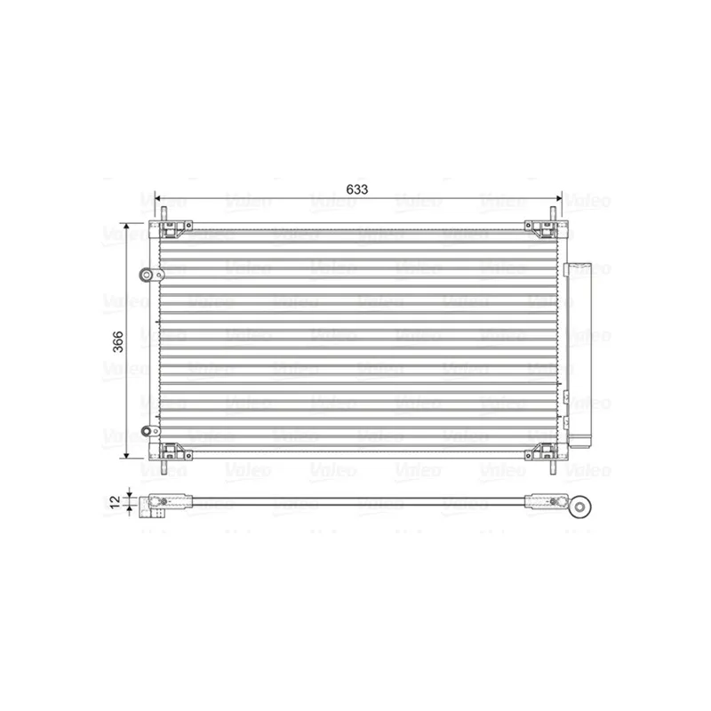 Condenseur, climatisation VALEO 822604