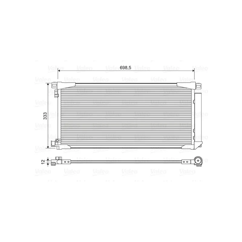 Condenseur, climatisation VALEO 822607