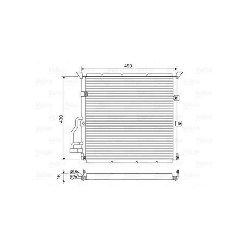 Condenseur, climatisation VALEO 822608