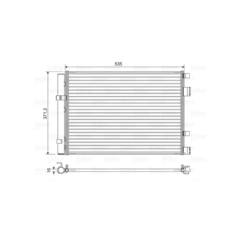 Condenseur, climatisation VALEO 822610