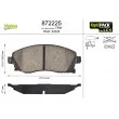 Jeu de 4 plaquettes de frein avant VALEO 872225 - Visuel 1