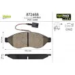 Jeu de 4 plaquettes de frein avant VALEO 872468 - Visuel 1