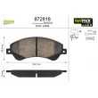 Jeu de 4 plaquettes de frein avant VALEO 872818 - Visuel 1