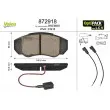 Jeu de 4 plaquettes de frein avant VALEO 872918 - Visuel 1