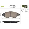Jeu de 4 plaquettes de frein avant VALEO 873468 - Visuel 1