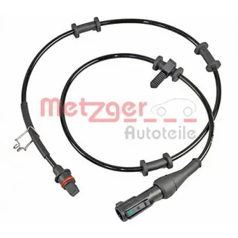 Capteur, vitesse de roue METZGER 09001011