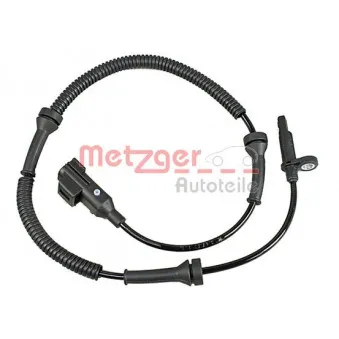 Capteur, vitesse de roue METZGER 09001034