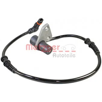 Capteur, vitesse de roue avant gauche METZGER 09001043