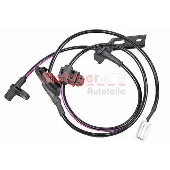 Capteur, vitesse de roue METZGER 09001057