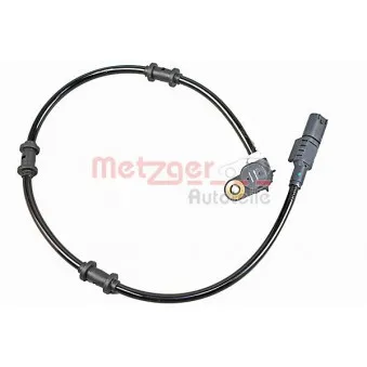 Capteur, vitesse de roue arrière droit METZGER 09001062