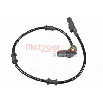 Capteur, vitesse de roue arrière gauche METZGER 09001063