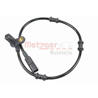 Capteur, vitesse de roue arrière droit METZGER 09001064