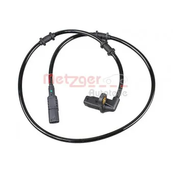 Capteur, vitesse de roue avant gauche METZGER 09001065