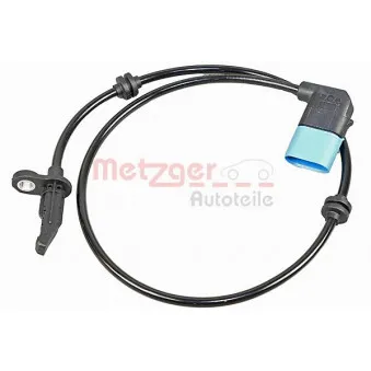 Capteur, vitesse de roue arrière gauche METZGER 09001074