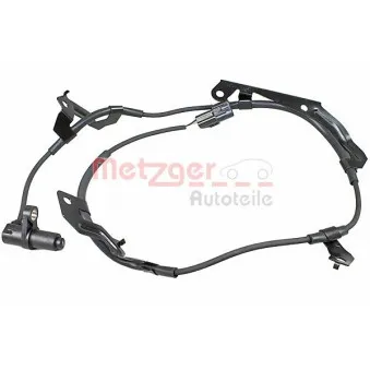 Capteur, vitesse de roue avant gauche METZGER 09001082