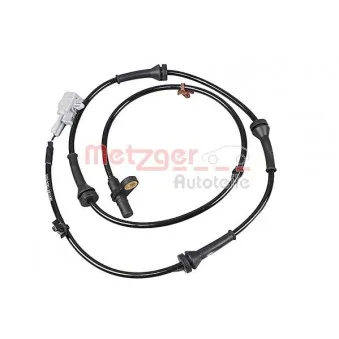 Capteur, vitesse de roue METZGER 09001084
