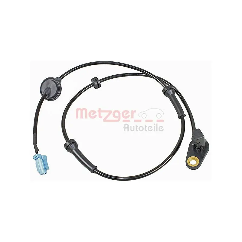 Capteur, vitesse de roue avant gauche METZGER 09001089