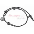 Capteur, vitesse de roue METZGER 09001093 - Visuel 1