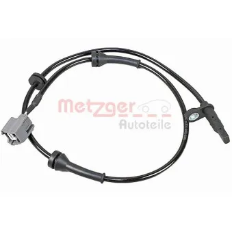Capteur, vitesse de roue METZGER 09001093