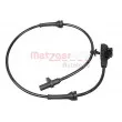 Capteur, vitesse de roue METZGER 09001095 - Visuel 1
