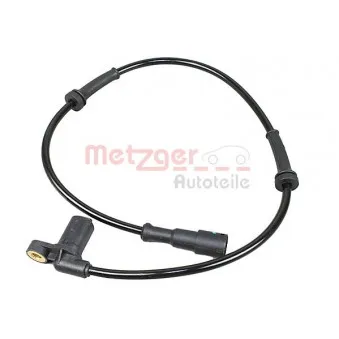 Capteur, vitesse de roue METZGER 09001099