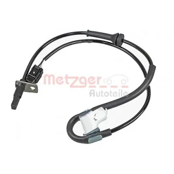 Capteur, vitesse de roue avant gauche METZGER 09001112