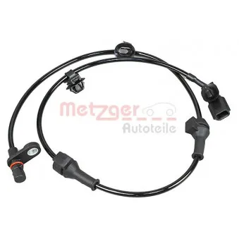 Capteur, vitesse de roue METZGER 09001122