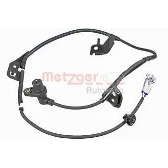 Capteur, vitesse de roue avant gauche METZGER 09001123