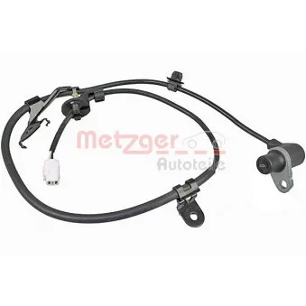 Capteur, vitesse de roue avant gauche METZGER 09001136