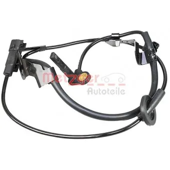 Capteur, vitesse de roue arrière droit METZGER 09001141