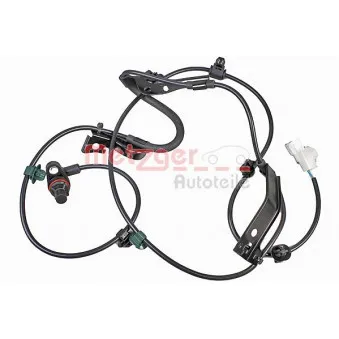Capteur, vitesse de roue avant droit METZGER 09001162