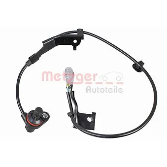 Capteur, vitesse de roue arrière gauche METZGER 09001163