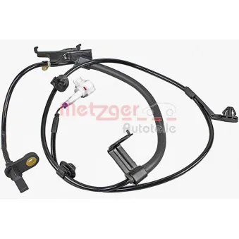 Capteur, vitesse de roue avant gauche METZGER 09001167
