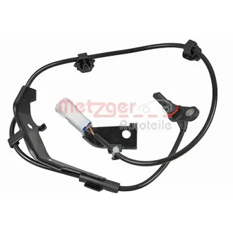 Capteur, vitesse de roue arrière gauche METZGER 09001175