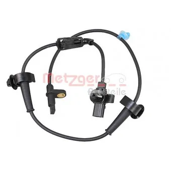 Capteur, vitesse de roue avant gauche METZGER 09001184