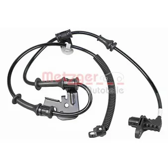 Capteur, vitesse de roue avant gauche METZGER 09001186
