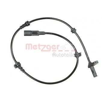 Capteur, vitesse de roue METZGER 09001197