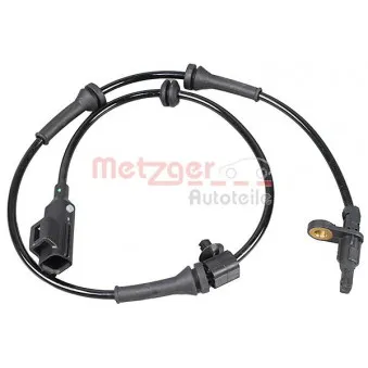 Capteur, vitesse de roue METZGER 09001215