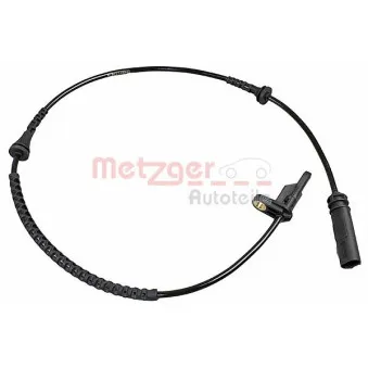 Capteur, vitesse de roue METZGER 09001224