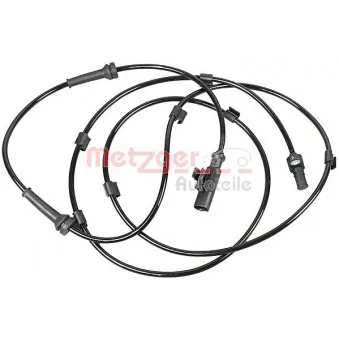 Capteur, vitesse de roue METZGER 09001232