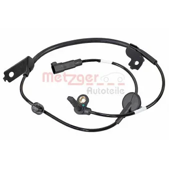 Capteur, vitesse de roue METZGER 09001234